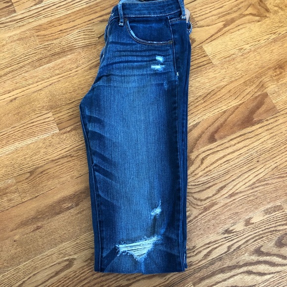 Abercrombie & Fitch Distressed Bootcut Jeans - Picture 3 of 8